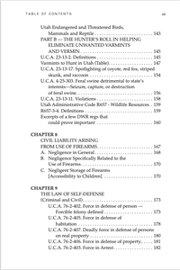 Utah Gun Law: 5th Edition Table of Contents 3